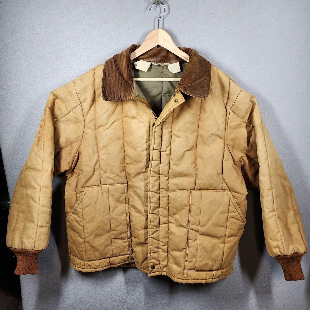 Vintage Walls Blizzard Pruf Insulated Work Jacket Mens 3XL Barn Chore Coat USA